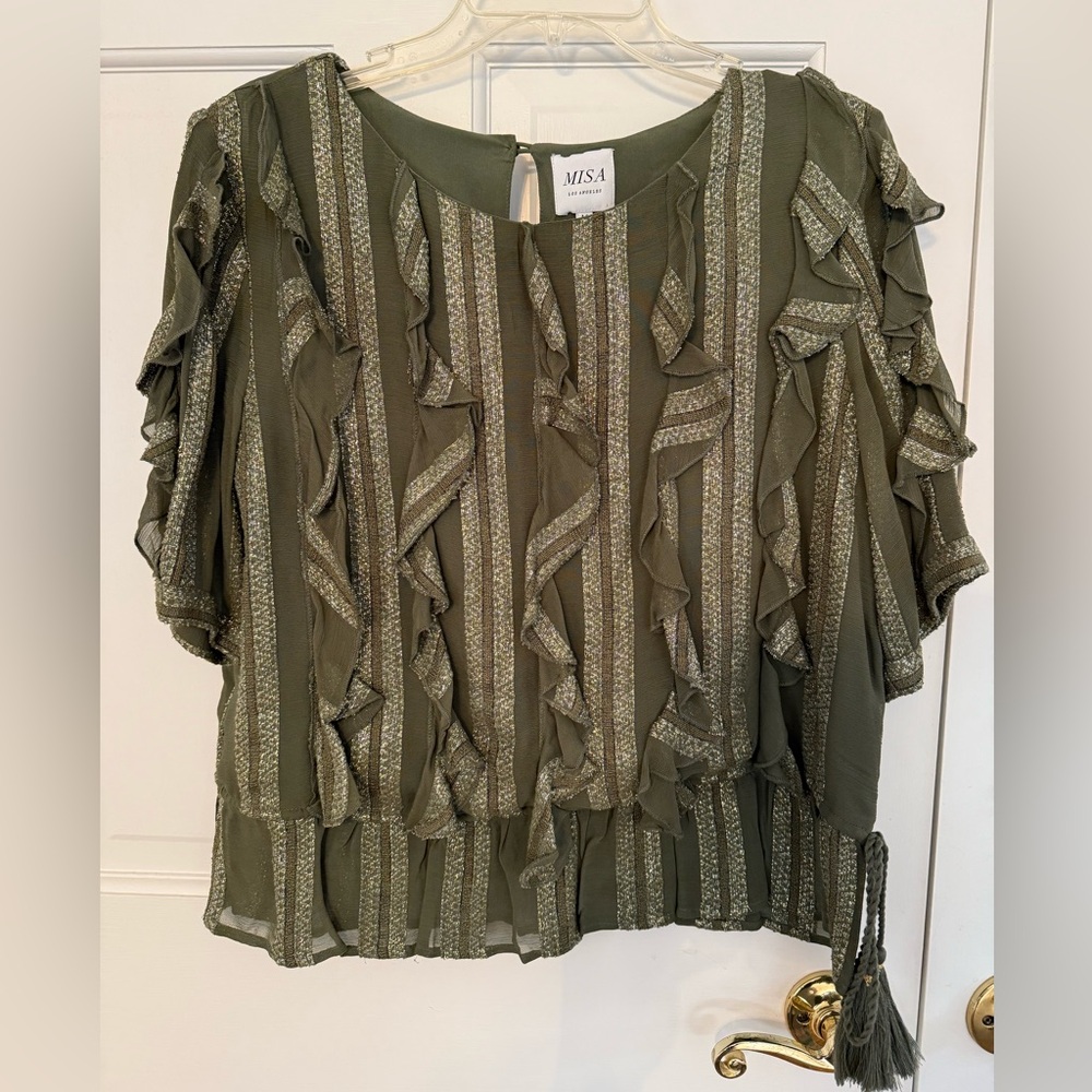 Misa Los Angeles Short Sleeve Blouse